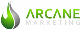 Arcane Marketing logo - light